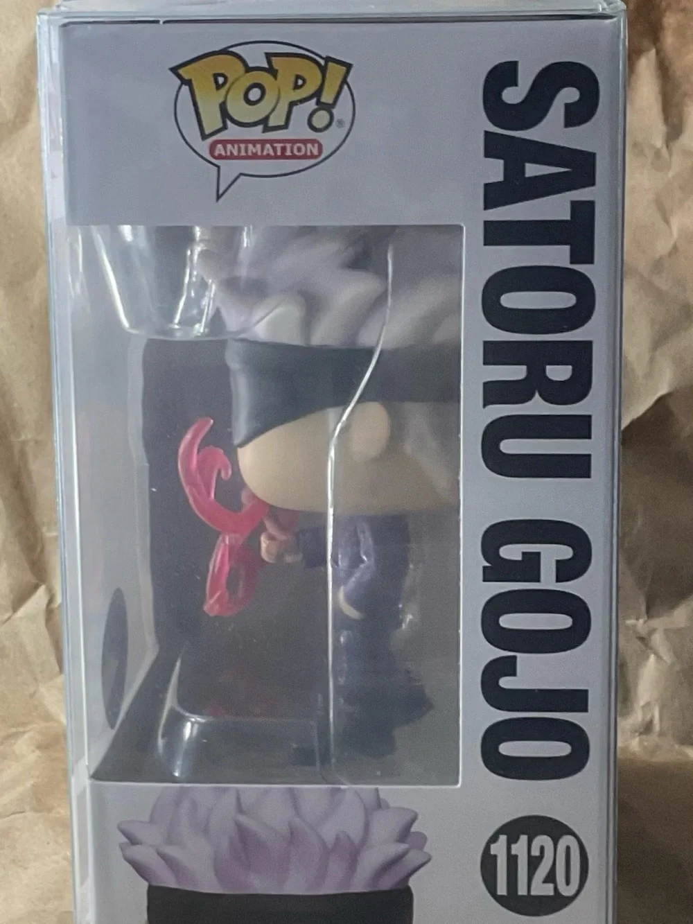 Funko Satoru Gojo Pop!Vinyl Lavender Hair, Black Blindfold Red Effect Special
